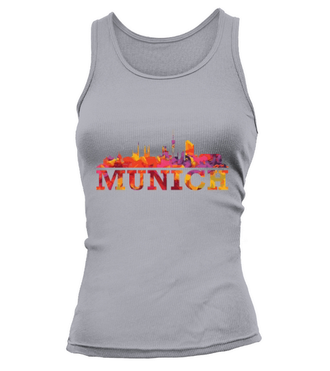 Munich Skyline Impression Souvenir Gift Idea Women's Tank Top