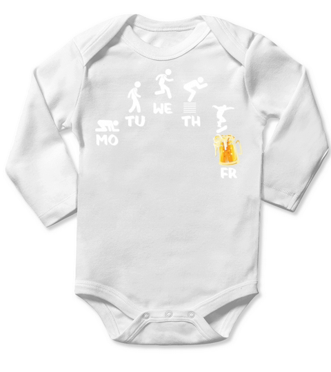 Skateboard Skateboarder Skateboarding Skater Long Sleeve Baby One-Piece