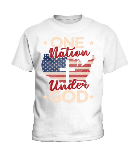 One Nation Under God Kids T-Shirt