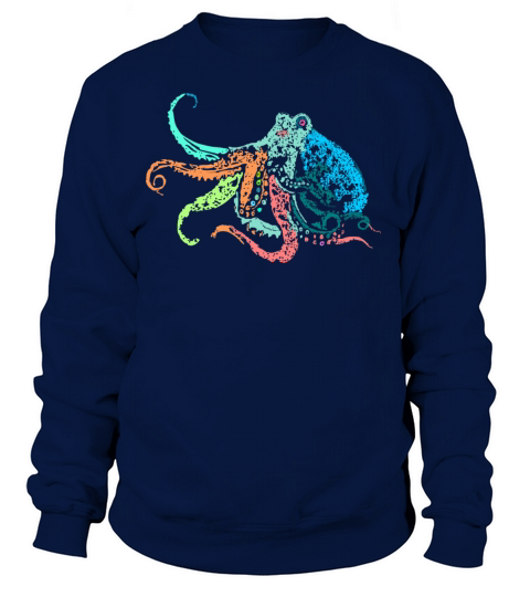 octopus multicolor Women's Sweatshirt