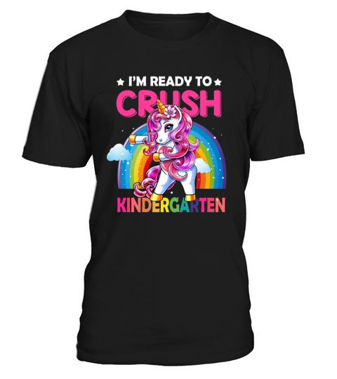 I m Ready To Crush Kindergarten Flossing Unicorn Men's T-Shirt