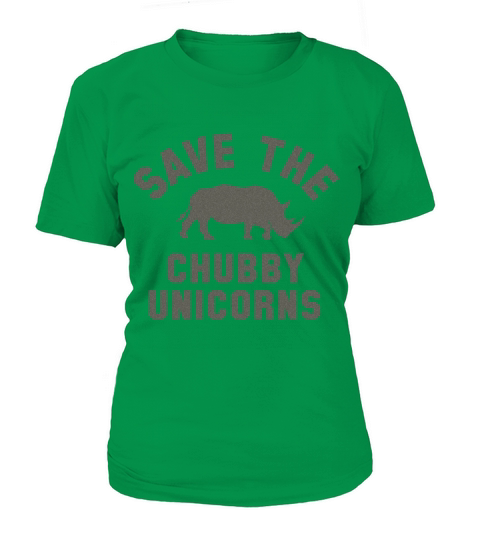 Save The Chubby Unicorns Fashion Rhino Hipster Women's T-Shirt