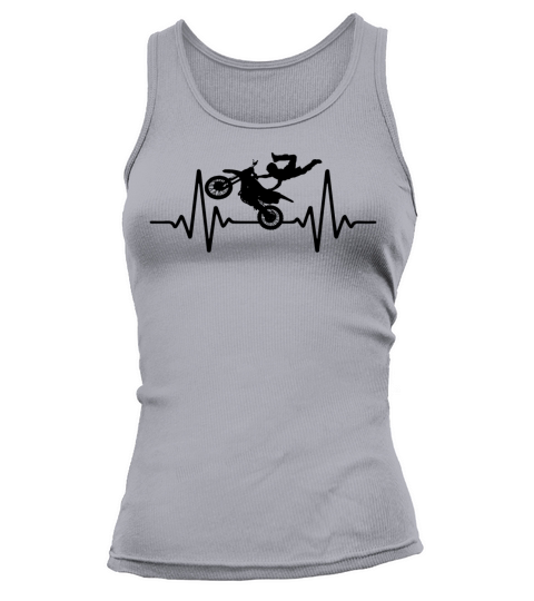 Heartbeat Motorcycle Motocross Tank top Woman