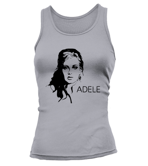 Adele Art Black And White Tank top Woman
