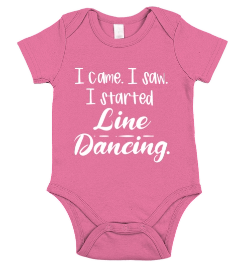 Line Dancing Quote Humor Short Sleeve Baby One-Piece