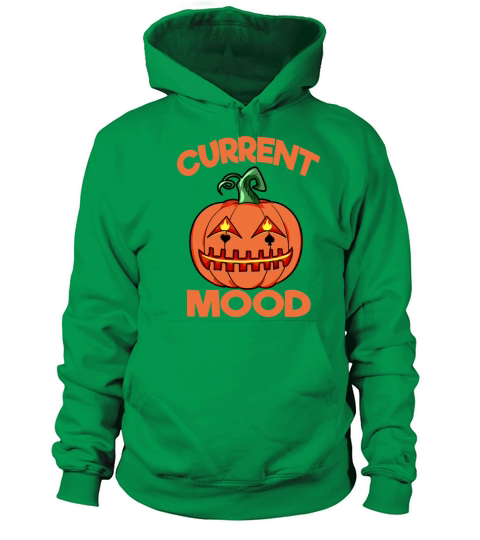 Halloween Pumpkin Current Mood Happy Women's Hoodie