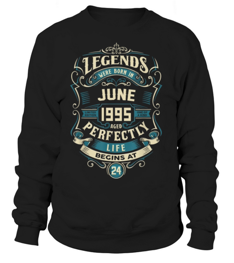 Retro Vintage June 1995 birthday Women's Sweatshirt