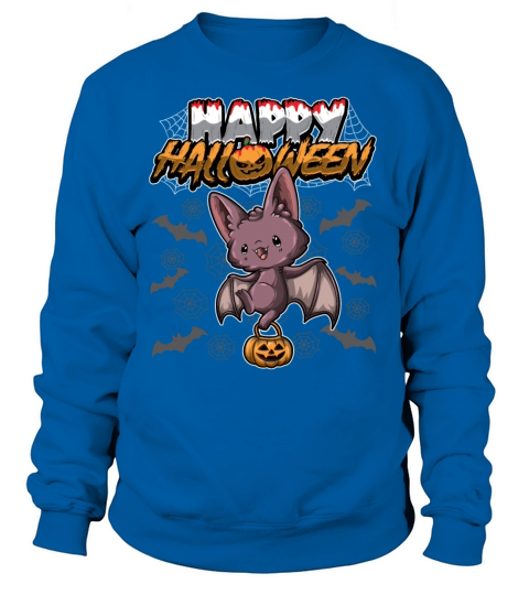 Happy Halloween Disguised Bat Women's Sweatshirt