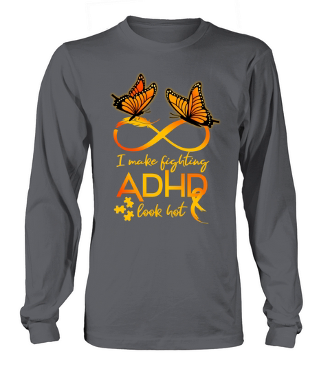 ADHD Awareness Funny Women's Long Sleeve