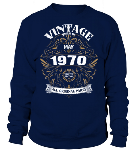 May 1970 Vintage Men's Sweatshirt