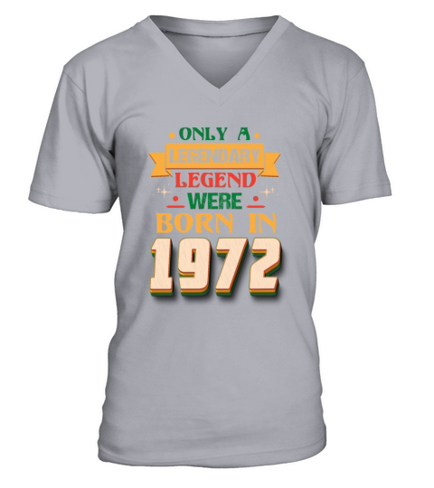 1972 Birthday Year Anniversary 50th Birthday V-Neck T-shirt