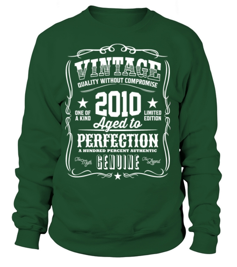 Vintage 2010 Aged to Perfection Women's Sweatshirt