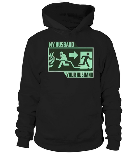 My Husband Firefighter Hoodie Unisex
