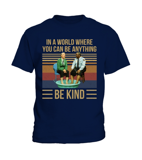 Mr Rogers gay police in a world where you can be anything be kind vintage Kids T-Shirt
