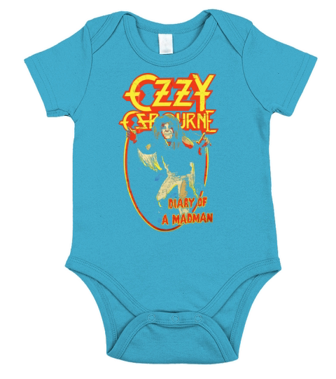 Ozzy Ozbourne A Madman Short Sleeve Baby One-Piece