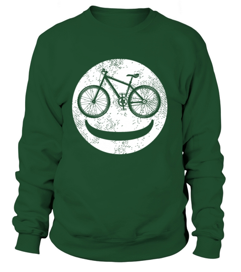 MTB Bike Happy Face Cycling Cyclists Women's Sweatshirt