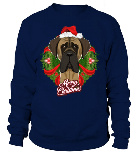 Mastiff Lover I Merry Christmas Mastiff Women's Sweatshirt