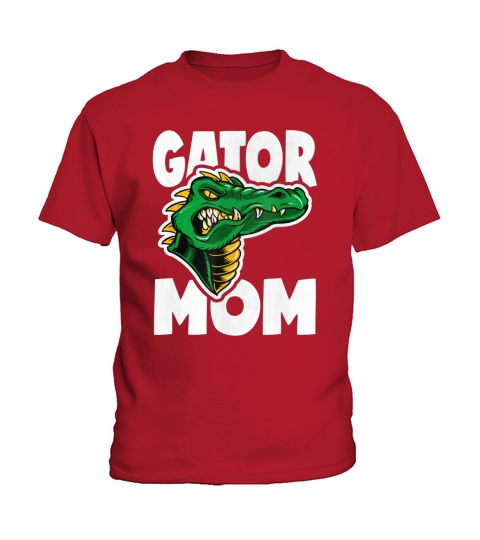 Vintage Retro gator Mom Kids T-Shirt