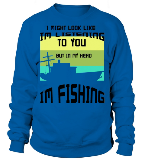 I MIGHT LOOK LIKE I M LISTENING TO YOU BUT IN MY H Women's Sweatshirt