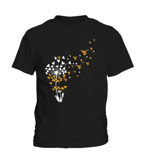 West Virginia Mountaineers Dandelion shirt Kids T-Shirt