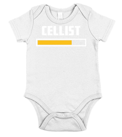 Cellist Installing Tshirt Short Sleeve Baby One-Piece