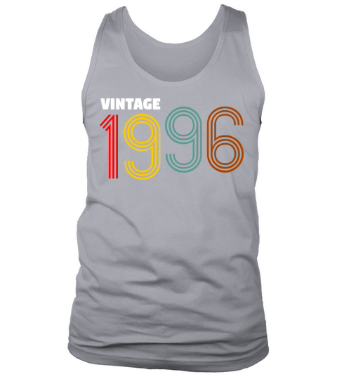 vintage 1996 Birthday Gift Shirt For Women And Men Men's Tank Top