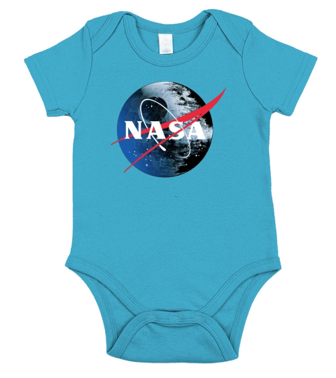 THE SECOND NASA DEATH STAR Short Sleeve Baby One-Piece