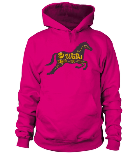 God Walks With You Women's Hoodie