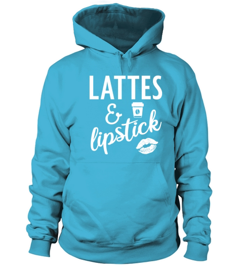 Lattes And Lipstick Hipster Girl Boss Women's Hoodie