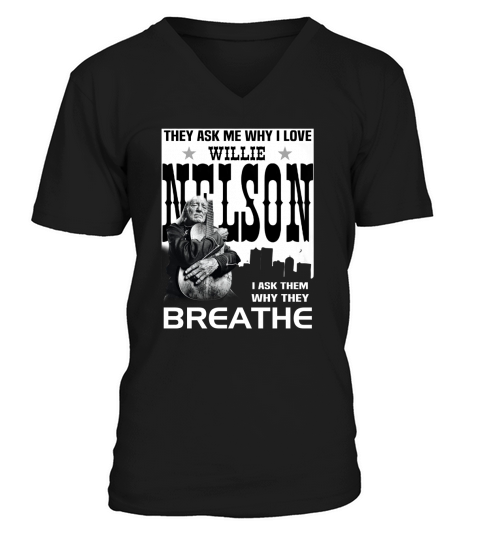 Willie Nelson (1) V-Neck T-shirt