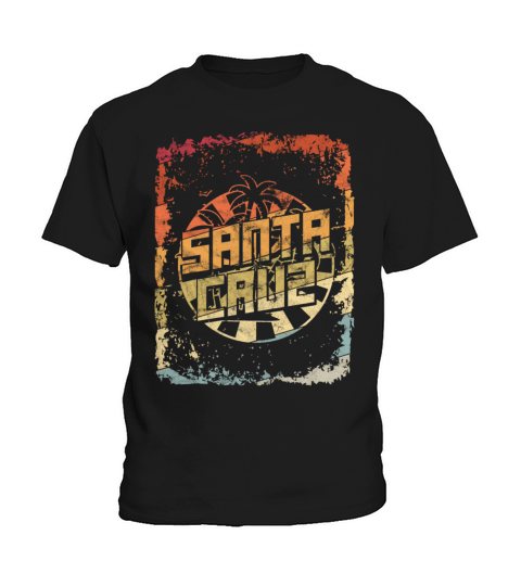 Santa Cruz Surf 70s 80s California Vintage Kids T-Shirt