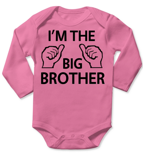 Im the Big Brother Long Sleeve Baby One-Piece