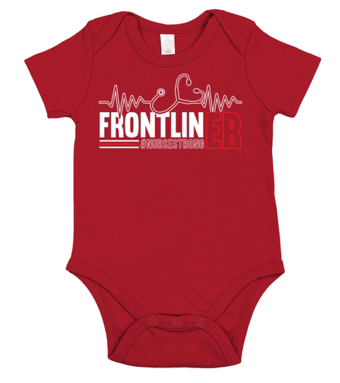 Frontliner ER Nurse Medical Registered Nursing Short Sleeve Baby One-Piece