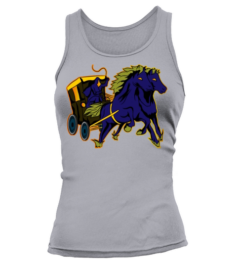 Horse-drawn carriage Halloween Tank top Woman