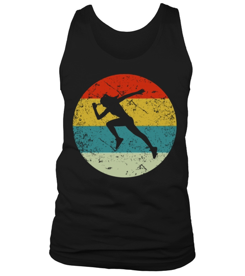 Retro vintage run Men's Tank Top