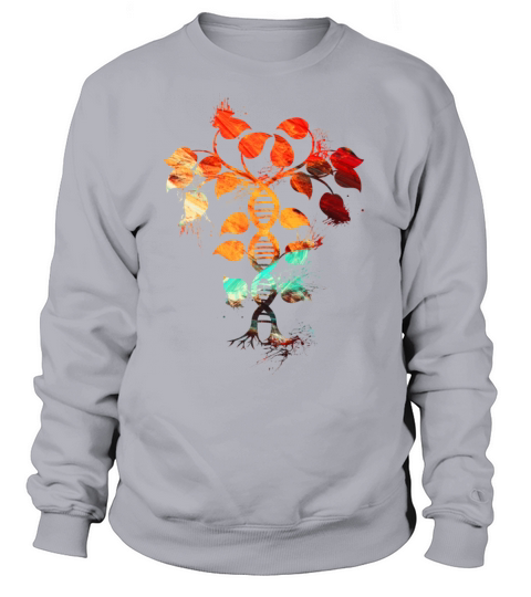 DNA Tree of Life Genetics Colorful Biology Science Women's Sweatshirt