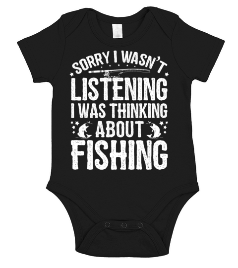 Was thinking about Fishing Fishing Shirts & Gifts Short Sleeve Baby One-Piece