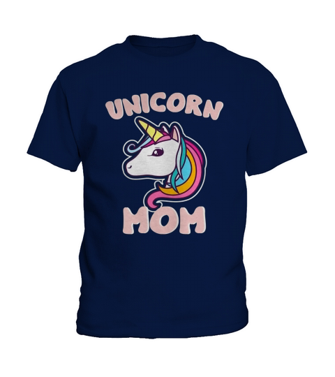 Unicorn Theme Birthday Shirt - Unicorn Mom Kids T-Shirt