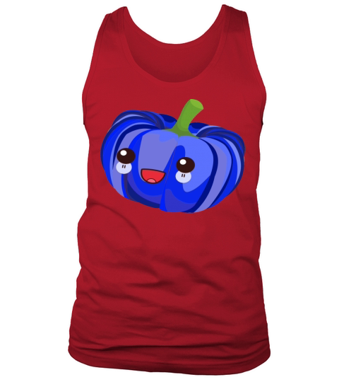 Halloween blue pumpkin autism awareness Men's Tank Top