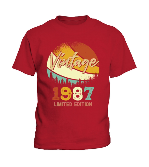 Vintage 1987 Limited Kids T-Shirt
