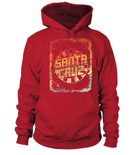 Santa Cruz Surf 70s 80s California Vintage Women's Hoodie