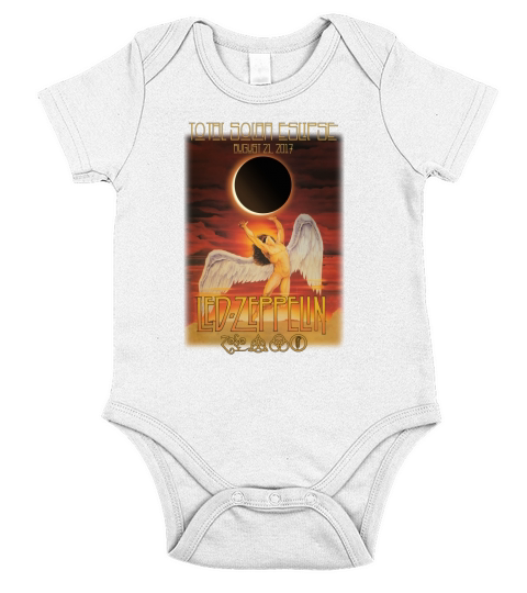LED ZEPPELIN  ART Short Sleeve Baby One-Piece