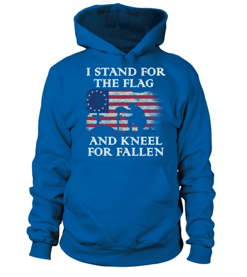 I Stand For The Flag Kneel For The Fallen - cross Women's Hoodie