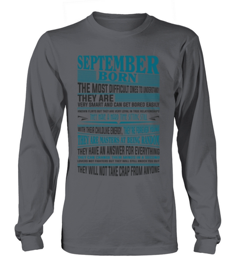 Best selling Born in September present Women's Long Sleeve