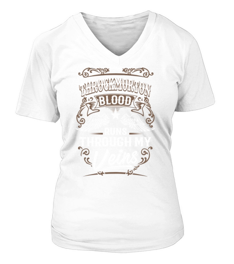 THROCKMORTON Im Not Superhero More Powerful I Am THROCKMORTON name gifts T Shirt V-neck T-Shirt Woman