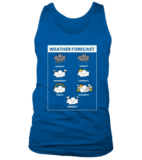 Weather Forecast Design for weather enthusiast Men's Tank Top