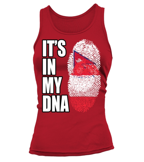 Austrian And Nepalese Mix DNA Flag Heritage Women's Tank Top