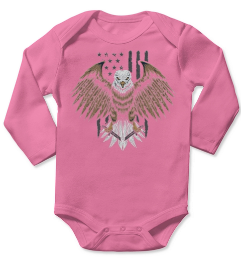 American Eagle Long Sleeve Baby One-Piece