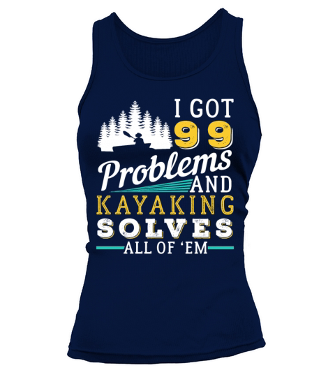 Kayaking Fan Sport Lover Canoe Tank top Woman