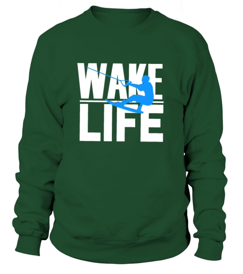 Wake Surfing Gift Print Boat Lake Wakesurfing Women's Sweatshirt